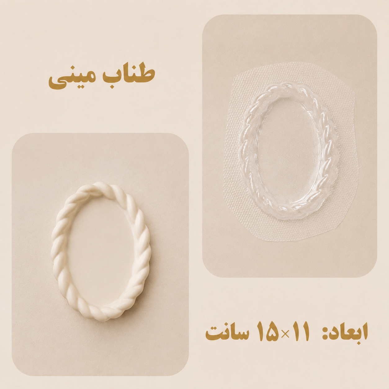 قالب طلقی بشقاب طنابی مینی